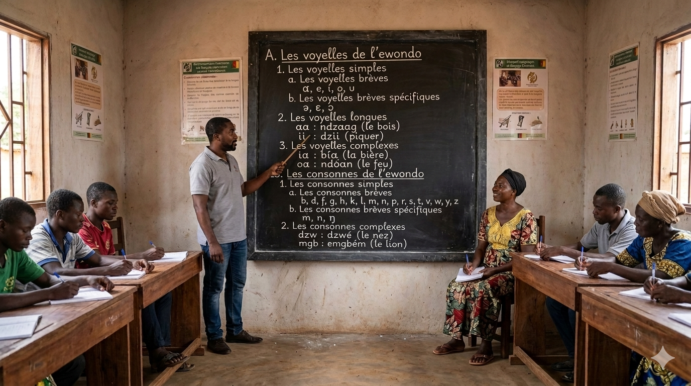 L&rsquo;écriture de l&rsquo;ewondo : de la tradition à la transcription moderne